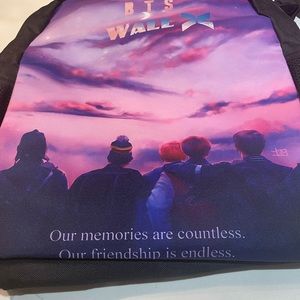 New BTS BackPack “Our memories are countless. Our friendship is endless.”